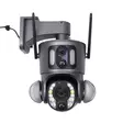 PNI IP753 videovalvontakamera, Wi-Fi, kaksoislinssi, 2 x 2MP, IP66 aurinkopaneelilla ja akulla mukana - PNI tuotteet - 5949066532184 - 7