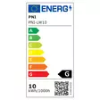 PNI LW10 10W LED-työvalaisin, kannettava, ladattava, 2 x 18650 4000 mAh akulla, 6500K, IP54, 700 lm, 2 kirkkaustasoa - PNI tuotteet - 5949066540714 - 13