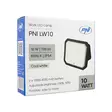 PNI LW10 10W LED-työvalaisin, kannettava, ladattava, 2 x 18650 4000 mAh akulla, 6500K, IP54, 700 lm, 2 kirkkaustasoa - PNI tuotteet - 5949066540714 - 3