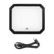 PNI LW10 10W LED-työvalaisin, kannettava, ladattava, 2 x 18650 4000 mAh akulla, 6500K, IP54, 700 lm, 2 kirkkaustasoa - PNI tuotteet - 5949066540714 - 10