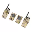 PNI PMR R40 Camo kannettava radioasema, setti 2 kpl, 0,5W, 16 ohjelmoitavaa kanavaa, 16 PMR ja 50 CTCSS ja 104 DCS-ääntä, ASQ, TOT, näyttö, ohjelmoitava, 1200mAh akut, laturit ja kuulokkeet mukana - PNI tuotteet - 5949066538964 - 9