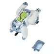 PNI Robo Dog interaktiivinen älyrobotti, lelu, ääniohjaus, kosketuspainikkeet, valkoinen-sininen, akku mukana 3,7 V 350 mAh - PNI tuotteet - 5949066529214 - 3