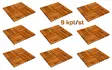 Terassilaatta akasia puu 30x30cm fsc sertifioitu - Terassijalat ja ruuvipaalut - 8720573997904 - 3