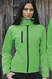 Result Naisten Hupullinen TX performance softshell-takki kalvolla, vihreä - Naisten ulkoilutakit - 5055192352654 - 1