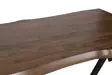 Ruokapöytä, 140x75x80 cm, 100% Melamiinipinnoitettu Lastulevy, Metallijalat, Pähkinä, Kestävä ja Tyylikäs - Ruokapöydät - 8683342538664 - 7