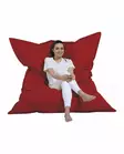 Säkkituoli ulkokäyttöön, punainen, 180 cm x 140 cm x 30 cm, kestävä, ympäristöystävällinen - Säkkituolit - 8683743039944 - 1