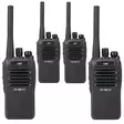 Sarja 4 kannettavaa radioasemaa PNI PMR R17 446MHz, 0,5W, 16 PMR-kanavaa ja 50 CTCSS- ja 104 DCS-ääntä, ohjelmoitava, Li-Ion 2200 mAh, IP68 - PNI tuotteet - 5949066542794 - 1
