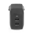 Seinälaturi | 45 W | GaN | PD3.0 | 2.25 A / 3.0 A | Lähtöliitäntöjen määrä: 2 | 2x USB-C | Automaattinen Jännitteen Valinta | Musta - Verkkolaturit - 5412810470204 - 10