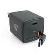 Seinälaturi | Sisäänvedettävällä kaapelilla | 30 W | GaN | PD3.0 30W | 1.5 / 2.0 / 2.5 / 3.0 A | Lähtöliitäntöjen määrä: 1 | USB-C | USB-C sisäänvedettävä kaapeli | 0.75 m | Automaattinen Jännitteen Valinta | Musta - Verkkolaturit - 5412810475544 - 1