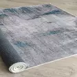 Sininen Konepestävä Matto 180x280 cm - Antibakteerinen, Liukumaton, 70% Puuvillaa, 30% Polyesteriä, 6 mm Paksuus - Suuret ja keskikokoiset matot - 8683743507924 - 5