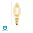SmartLife LED Filamenttilamppu | E14 | 470 lm | 4.90 W | Lämmin Valkoinen | 1800 - 3000 K | Lasi | Android / IOS | Kynttilä | 1 kpl - Valonlähteet - 5412810335664 - 55