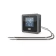 SmartLife lihalämpömittari | Push-ilmoitus / Summeri | Bluetooth® | Ajastin | LCD | Koettimien lukumäärä: 2 | 1.20 m | Koettimen pidikkeet | Nedis® SmartLife | Harmaa - Keittiö ja ruoanlaitto - 5412810475094 - 40