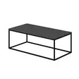 Sohvapöytä Anthracite 120x60x42 cm - 100% Melamiinipinnoitettu Lastulevy, Metallirunko, Kestävä ja Tyylikäs - Sohvapöydät - 8683742465584 - 6