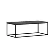 Sohvapöytä Anthracite 120x60x42 cm - 100% Melamiinipinnoitettu Lastulevy, Metallirunko, Kestävä ja Tyylikäs - Sohvapöydät - 8683742465584 - 1