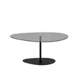 Sohvapöytä, Tumma Harmaa Musta, 100% Karkaistu Lasi, 90x40x60 cm, Metallijalat, Helppo Koota, 1 Paketti - Sohvapöydät - 8684282402664 - 1