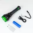 Taskulamppu PNI Adventure F750 Green Light, alumiini, LED 10W, 500lm, jopa 850m, 4000mAh, IP44, 4000mAh mukana, mukana PNI CHG300 virtalähde - Taskulamput - 5949066529504 - 5