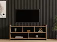 TV-taso, atlantinmänty, 117,5 cm leveä, tilava, tyylikäs - TV-tasot - 8684282618324 - 3