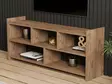 TV-taso, atlantinmänty, 117,5 cm leveä, tilava, tyylikäs - TV-tasot - 8684282618324 - 4