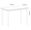 Työpöytä Musta 100% Melamiinipinnoitettu Lastulevy 18mm Paksuus 100% Metalli Kehys 87x74,8x47cm Teollinen Tyylikkyys - Työpöydät - 8684283206834 - 1