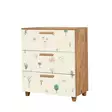 Tyylikäs Atlantic Pine Valkoinen Lipasto - 100% Melamiinipinnoitettu, 18mm Paksuus, Useita Hyllyjä, Kiinnitettävä Seinäkiinnitys - Lipastot ja senkit - 8683743422234 - 1
