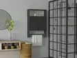 Tyylikäs ja Toiminnallinen Kylpyhuonekaappi Anthrasiitti 60x87x15 cm - 100% Melamiinipinnoitettu Lastulevy, Useita Hyllyjä - Kylpyhuonekalusteet - 8683342782814 - 2