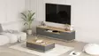 Tyylikäs Olohuoneen Kalustesetti - Atlantic Pine Anthracite - 100% Melamiinipinnoitettu - TV-yksikkö 180 cm - Pöytä 90 cm - Huonekalut - 8684282994084 - 4