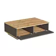 Tyylikäs Olohuoneen Kalustesetti - Atlantic Pine Anthracite - 100% Melamiinipinnoitettu - TV-yksikkö 180 cm - Pöytä 90 cm - Huonekalut - 8684282994084 - 5