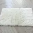 Valkoinen 100% Polyesteri Matto 60x180 cm - Antibakteerinen, Konepestävä, 5 cm Paksuus, 600 gr/m², Tyylikäs ja Mukava - Pienet matot ja käytävämatot - 8684282513414 - 2