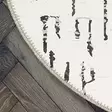 Valkoinen 70 cm Matto - 70% Puuvillaa, 30% Chenilleä, Konepestävä, Liukumaton PVC-pohja, 1750 gr/m2, 5 mm Paksuus - Pyöreät matot - 8684282076094 - 3
