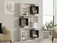 Valkoinen Anthracite Kirjahylly - 100% Melamiinipinnoitettu Lastulevy, 90x171,9x24,6 cm, Tyylikäs ja Kestävä Huonekalu - Kirjahyllyt - 8683743842674 - 2