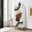 Valkoinen Kenkäkaappi - 100% Melamiinipinnoitettu Lastulevy, UV-suojattu, Koko: L50 x K135 x S38 cm, Useita Hyllyjä - Kenkäkaapit - 8684282305194 - 2
