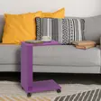 Violetti Sivupöytä - 100% Melamiinipinnoitettu Lastulevy, 16mm Paksuus, 35x65x45cm, Tyylikäs ja Kestävä Huonekalu - Sivu- ja apupöydät - 8684282333814 - 2