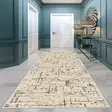 Ylellinen Kermaminkkinen Matto 100x150 cm - 100% Polyesteri, Antibakteerinen, Konepestävä, Liukumaton PVC-pohja - Suuret ja keskikokoiset matot - 8683742585954 - 2