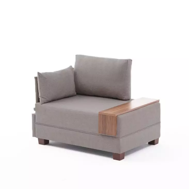 1-istuttava sohva, beige, 100 cm leveä, kestävä, helppohoitoinen - Sohvat - 8682870869134 - 1