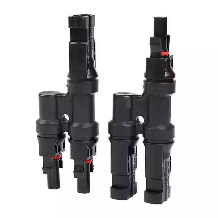 2 ->1 MC4 virtaliitin aurinkopaneeleihin 1 kpl - Kaapelit ja asennustarvikkeet - 6438431032514 - 1