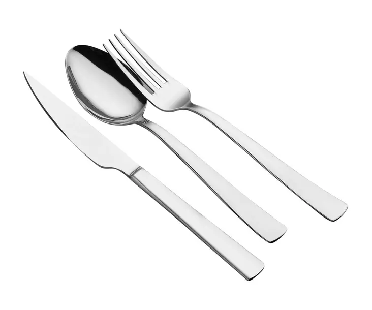 24-osainen Ruostumaton Teräs Aterinsetti - Hopea - Astianpesukoneen Kestävä - Tyylikäs ja Kestävä Ruokailukokemus - Aterimet ja ottimet - 8683342979054 - 1