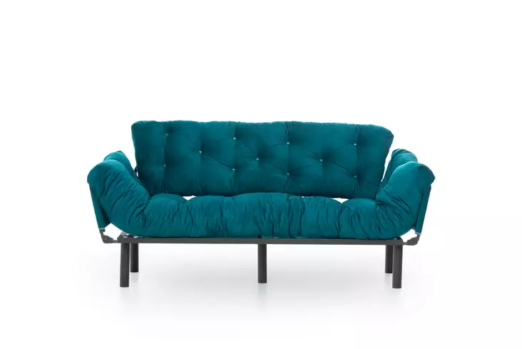 3-istuttava vuodesohva, bensiininvihreä, 185 cm leveä, kestävä, mukava - Vuodesohvat - 8681875833614 - 1