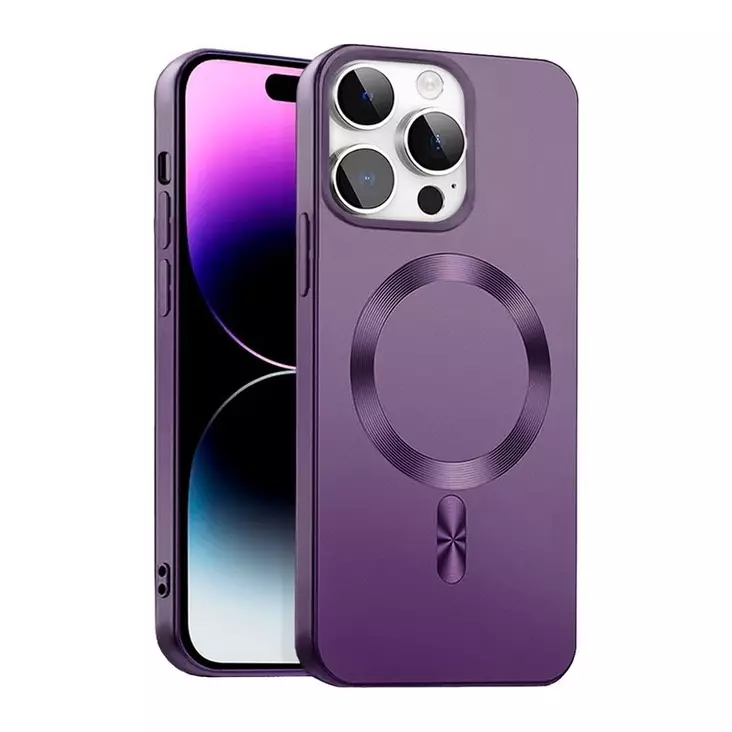 4-OK suoja MagSafeiPhone 15Pro, s viol - Apple iPhone - 8428728156854 - 1