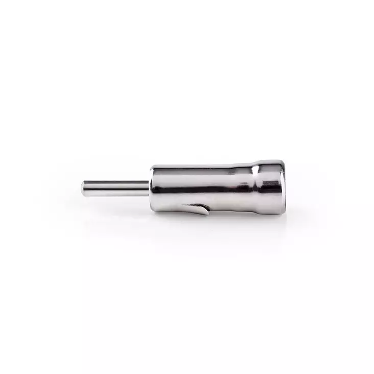 Autoantenniliitin | Suora | Uros | Kupari | 50 Ohm | Painettava | Metalli | Hopea | 10 kpl | Kirjekuori - Varaosat - 5412810299874 - 1