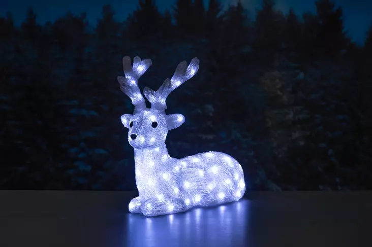 Bambi makaava Akryyli 50 cm Finnlumor - Valokoristeet ja valohahmot - 6410416081564 - 1