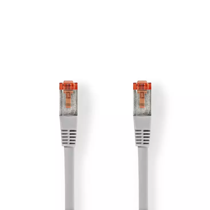 CAT6 Verkkokaapeli | RJ45 uros | RJ45 uros | S/FTP | 10.0 m | Sisäkäyttöinen | Pyöreä | LSZH | Harmaa | Laatikko - Tietokone ja verkko - 5412810289264 - 1