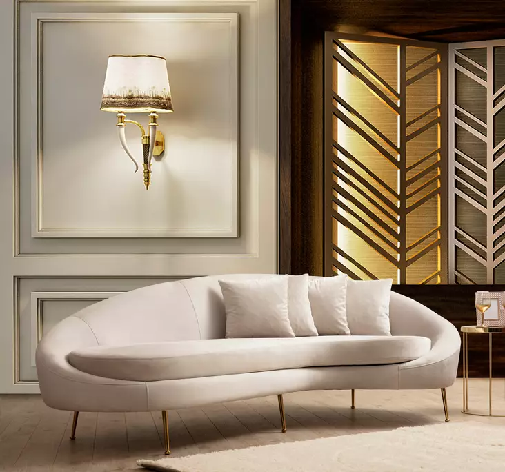 3-istuttava sohva, beige, 255 cm x 120 cm x 85 cm, kestävä, mukava - Sohvat - 8683342766524 - 1