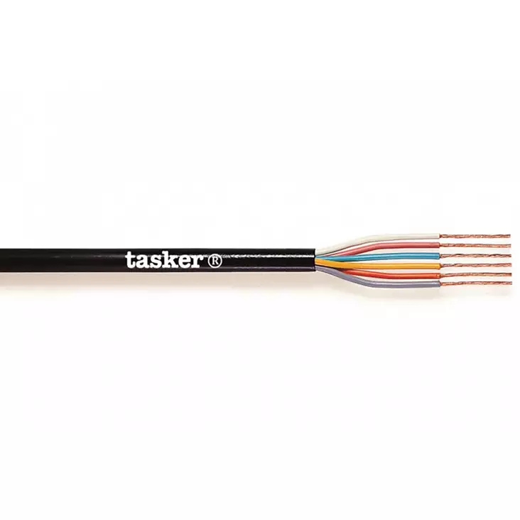 Datakaapelikela 6x 0.25 - 100 m Musta - Tietokone ja verkko - 8010246005204 - 10