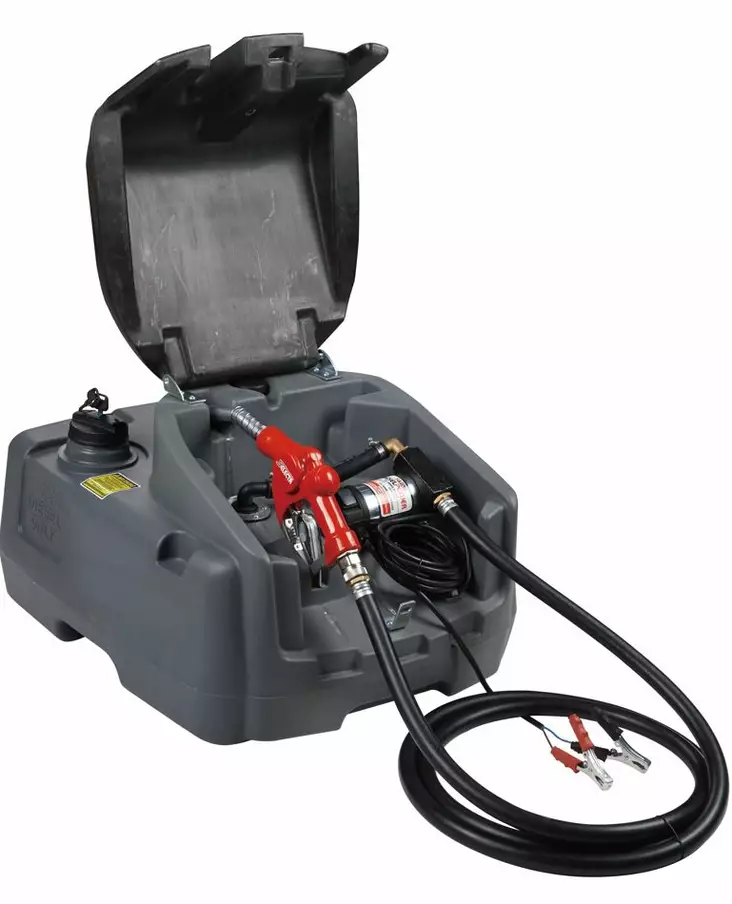 GXT 100 l dieselsäiliö 12 V pumpulla - Polttoainesäiliöt ja pumput - 6438014350394 - 1