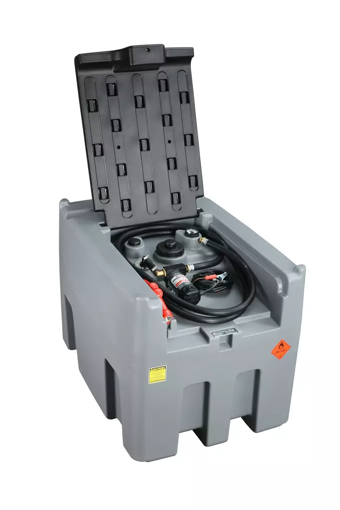 GXT 400 l dieselsäiliö 12 V pumpulla - Polttoainesäiliöt ja pumput - 6438014350424 - 1