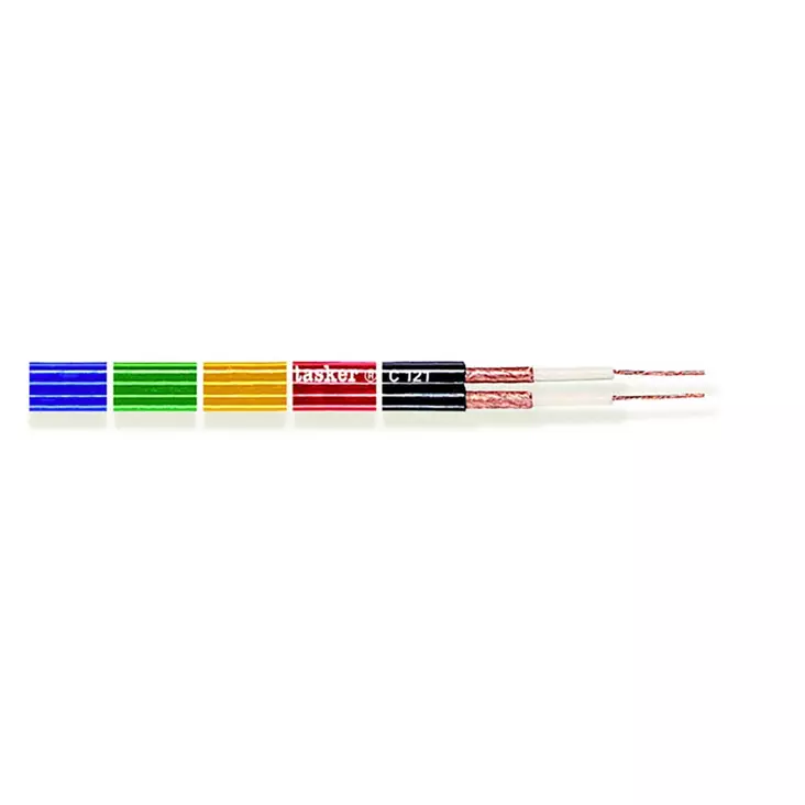 Kaiutinkaapelikela 2x 0.25 mm² 100 m Musta - Audiokaapelit - 8010246005334 - 10