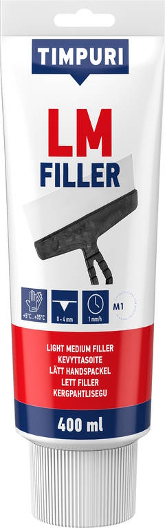Kevyttasoite Timpuri Filler LM 400 ml - Tasoitteet ja täyteaineet - 6418091030754 - 1