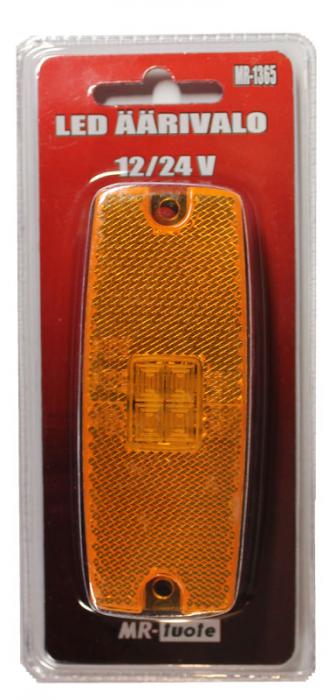 LED äärivalo oranssi 10-30 V - Perävaunuvalot ja sähkötarvikkeet - 6430032151694 - 1