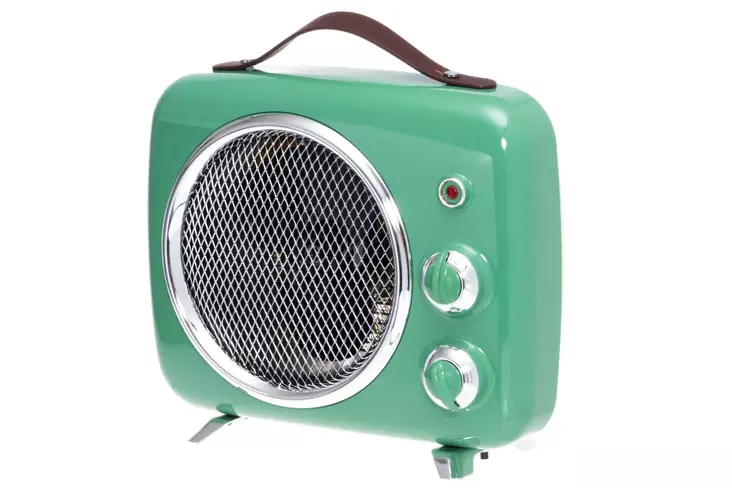 Puhallinl=C3=A4mmitin Retro vihre=C3=A4 2000W=20 - Lämpöpatterit ja -puhaltimet - 6410416081304 - 1