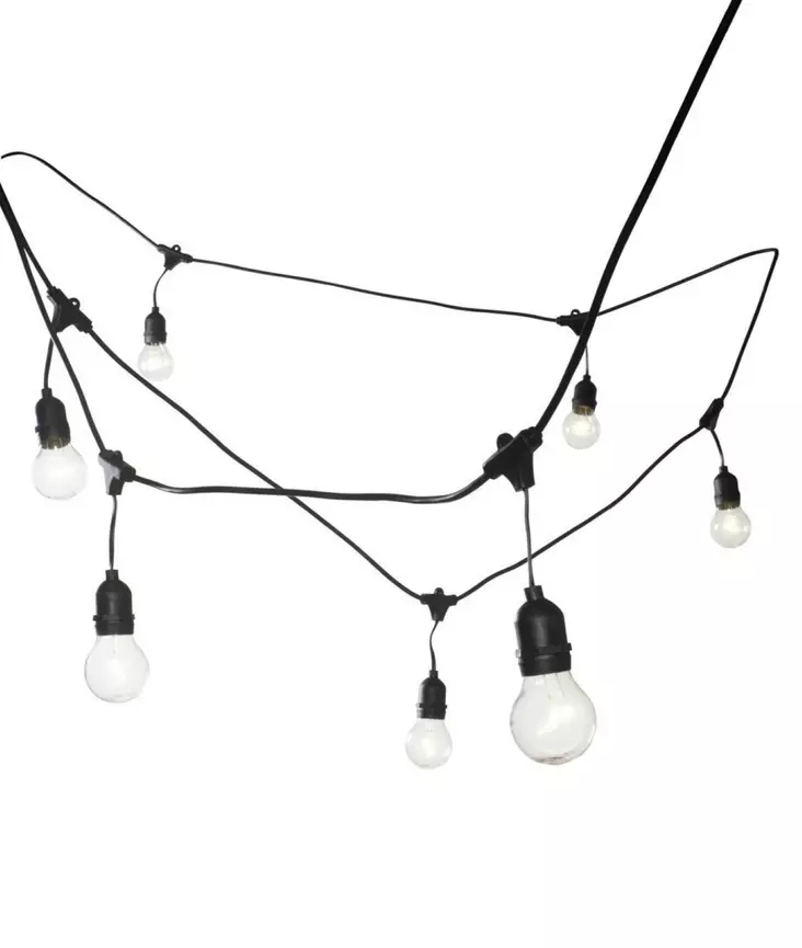 Lamppusarja jatkettava Airam Jardin 10 - Koristevalot - 6435200235084 - 1